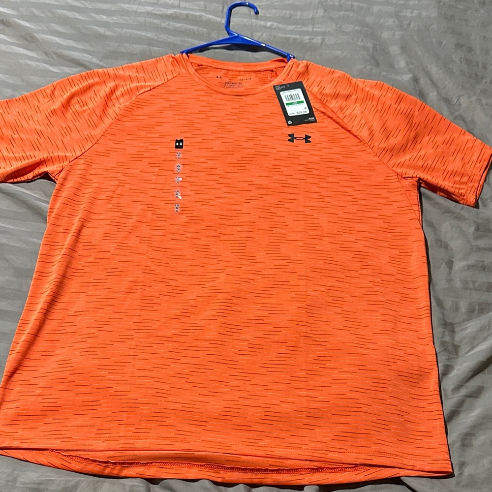 Under Armour Men's Vibrant Orange Short Sleeve Tee